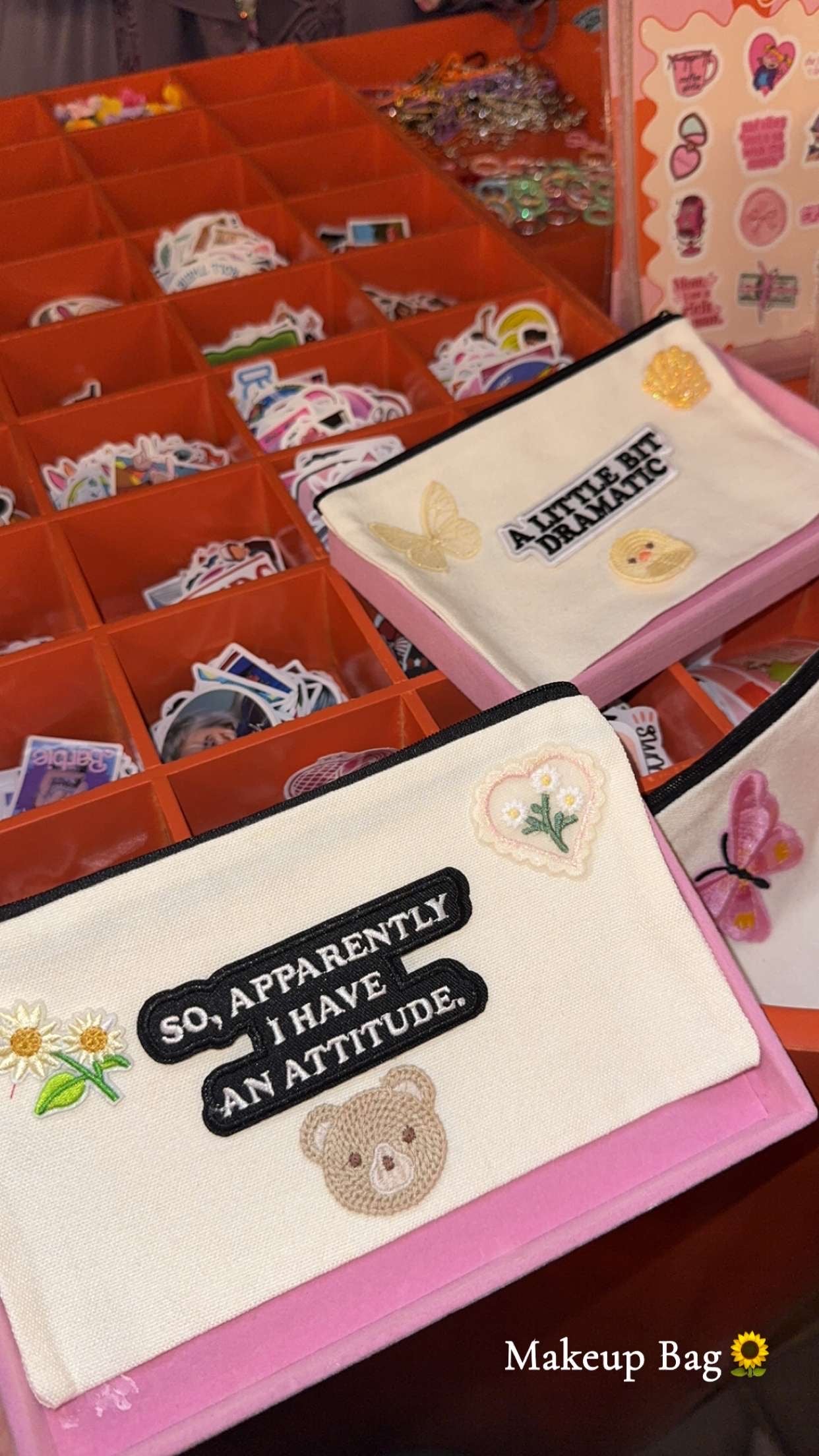 Customizable makeup bag