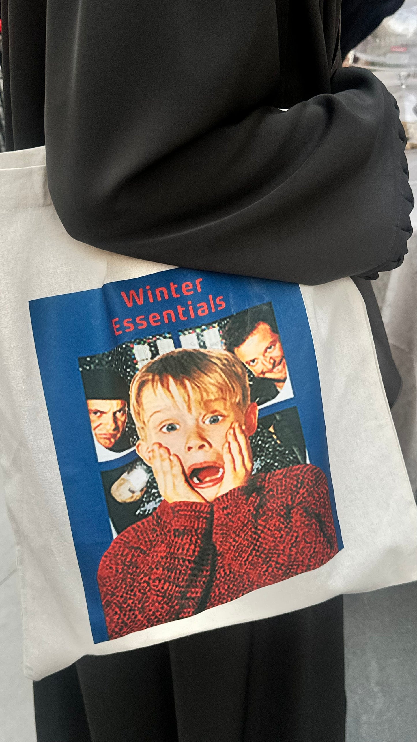 Winter essentials tote
