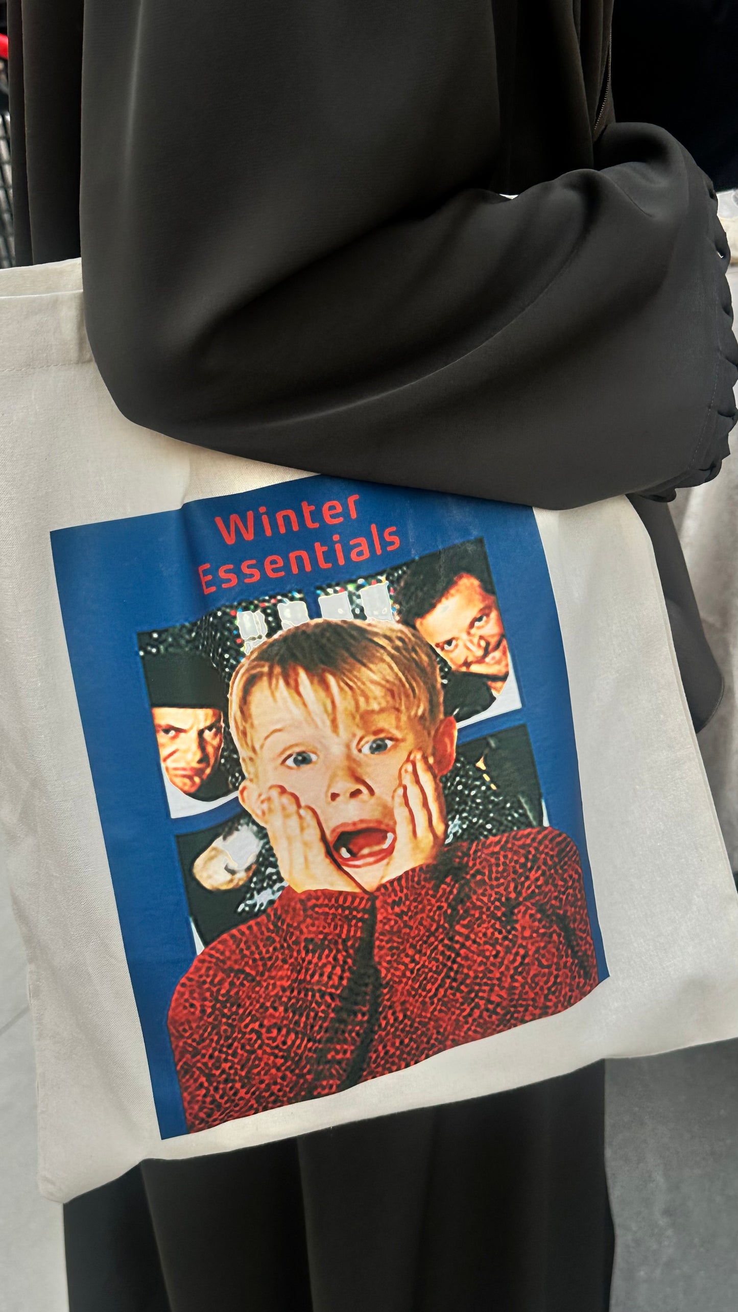 Winter essentials tote