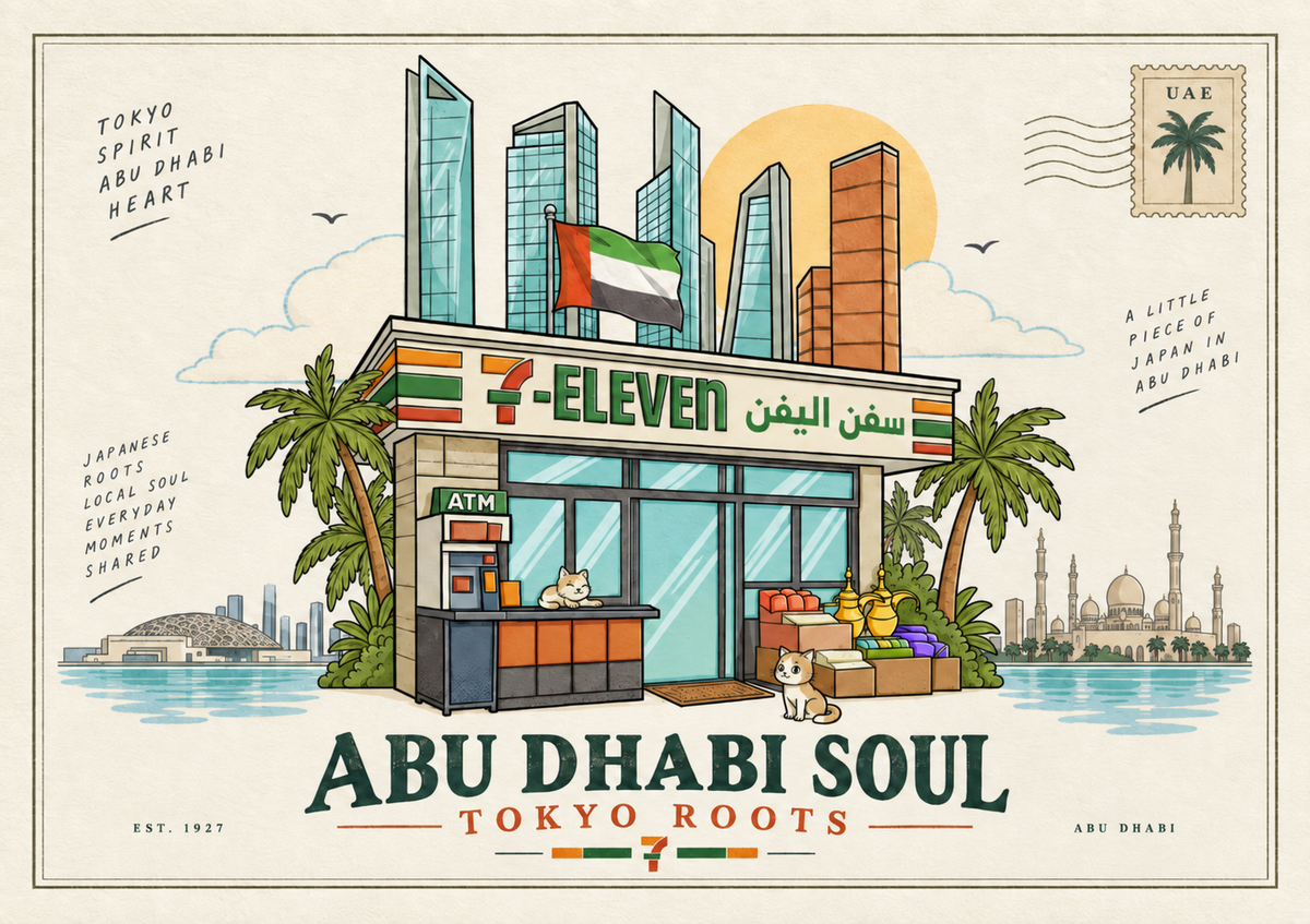Abu Dhabi Soul , Tokyo roots Print